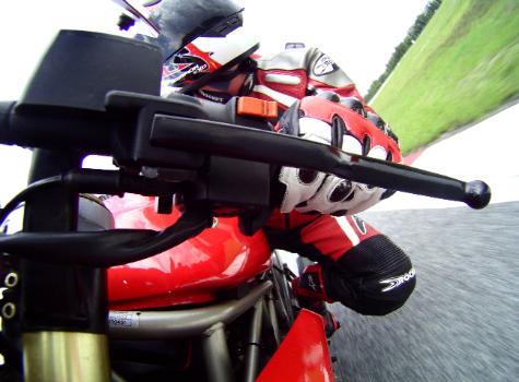 Stan at Jennings GP on Ducati 600SS